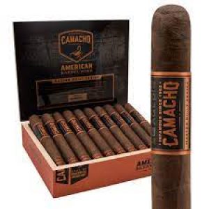 box of Camacho 6 year barrel aged cigars.